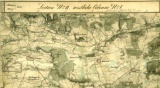 Mapa vlečky z roku 1846